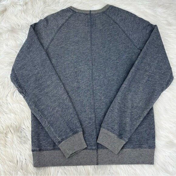 Life After Denim Men's Blue Crew Neck Athletic Long Sleeve Sweatshirt Small/C39 - Picture 4 of 9